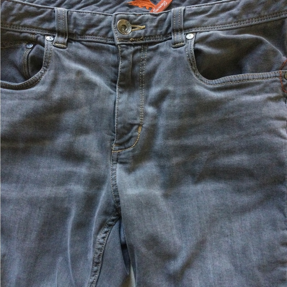 Tommy Bahamas sz34 grey stone washed sand drifter jeans